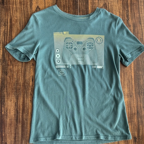 Graphic T-Shirt with Game Controller Design - Picture 1 of 7